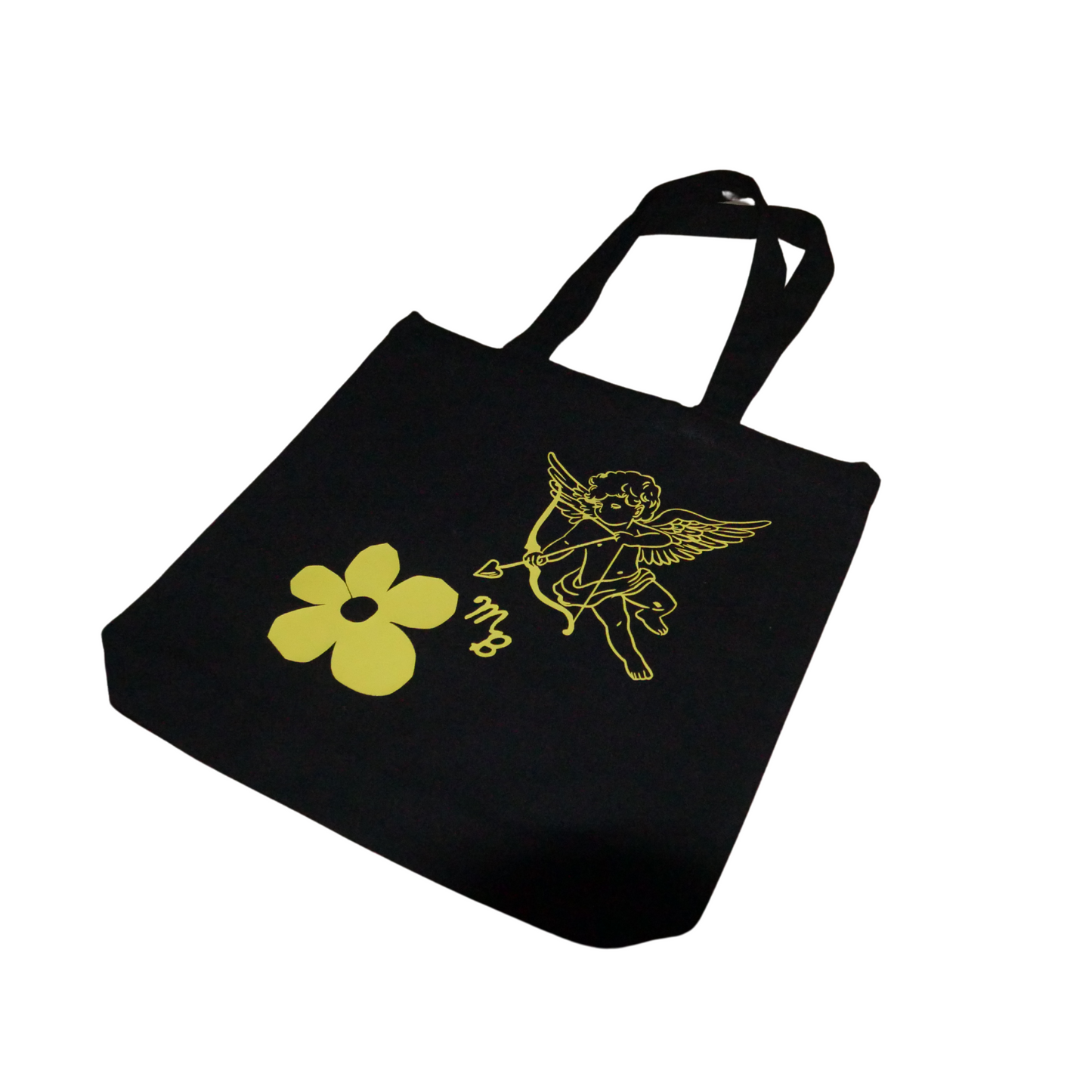 Medium sized tote bag "Angelic flower"