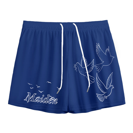 "Love Fly" unisex mesh shorts NAVY/WHITE