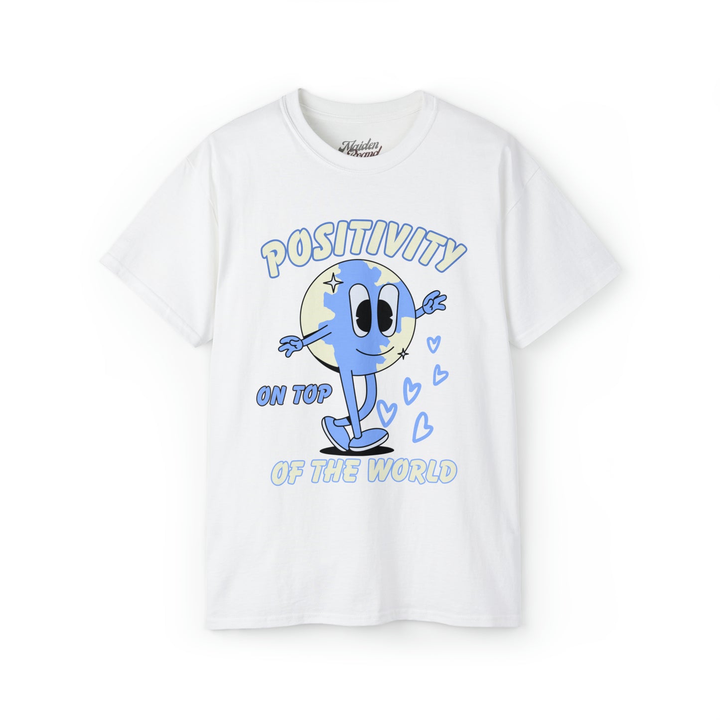 "Positivity on top of the world" unisex tee