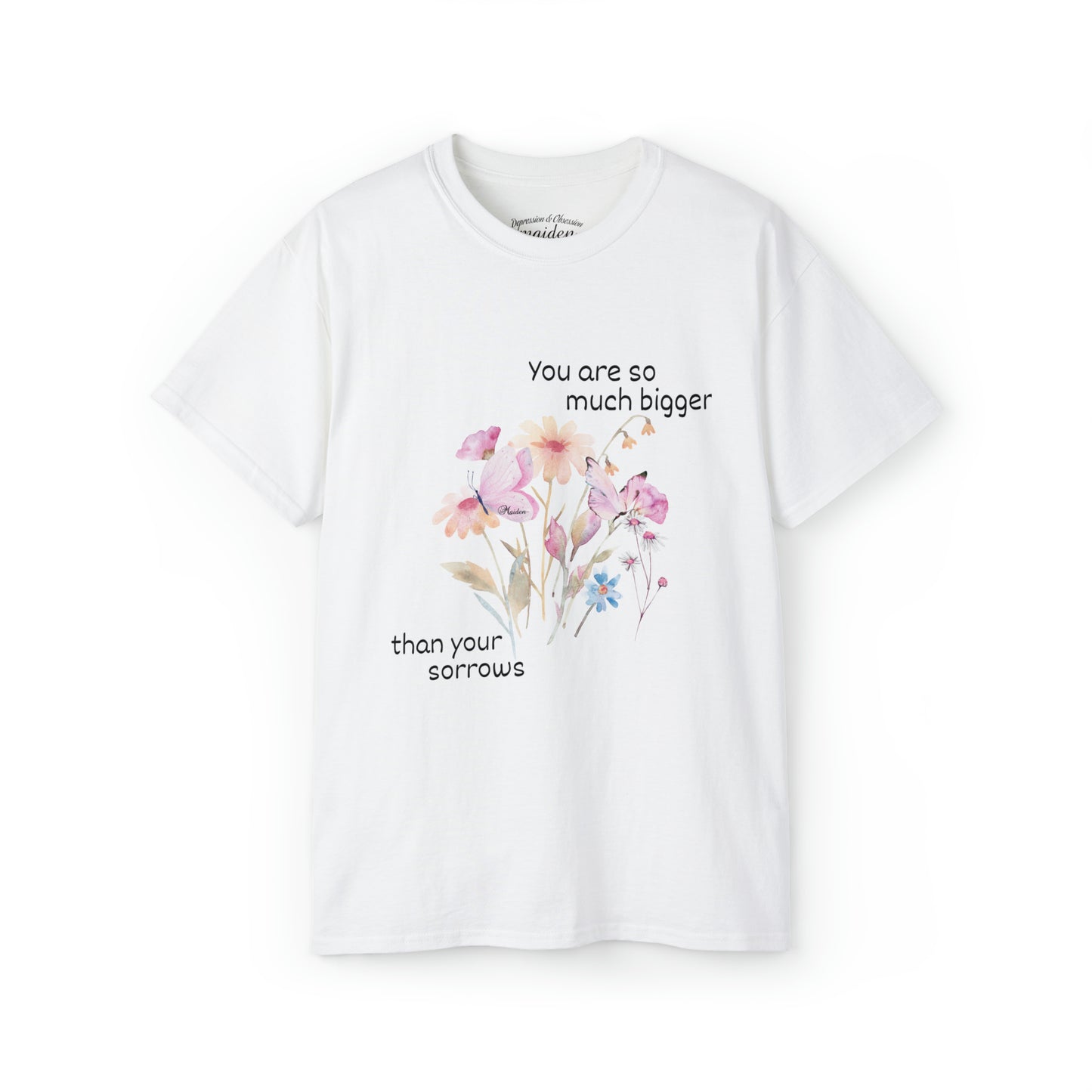 "Floral sorrow" unisex tee