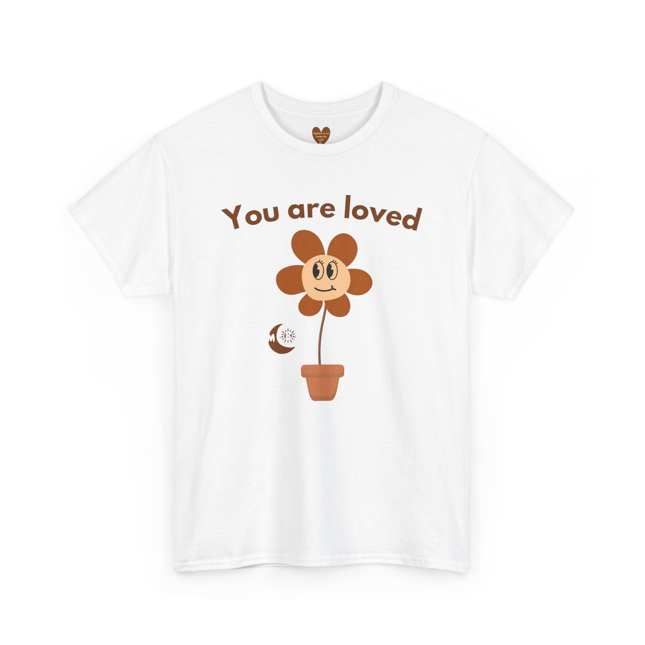 You Are Loved Flower Tee — Hopeful Harvest