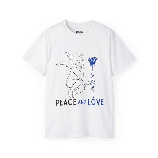 "Peace and love" unisex tee