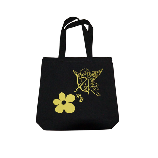 Medium sized tote bag "Angelic flower"