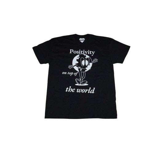 "Positive world" Heavyweight unisex tee