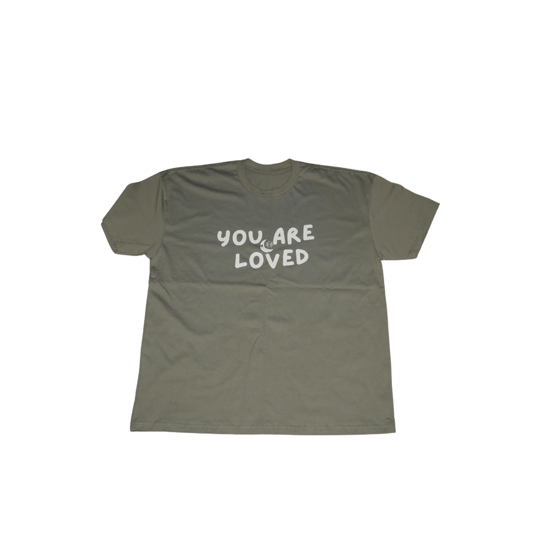 "You are loved" heavyweight tee