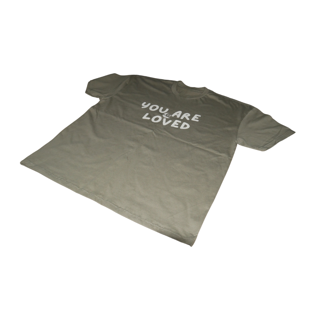 "You are loved" heavyweight tee