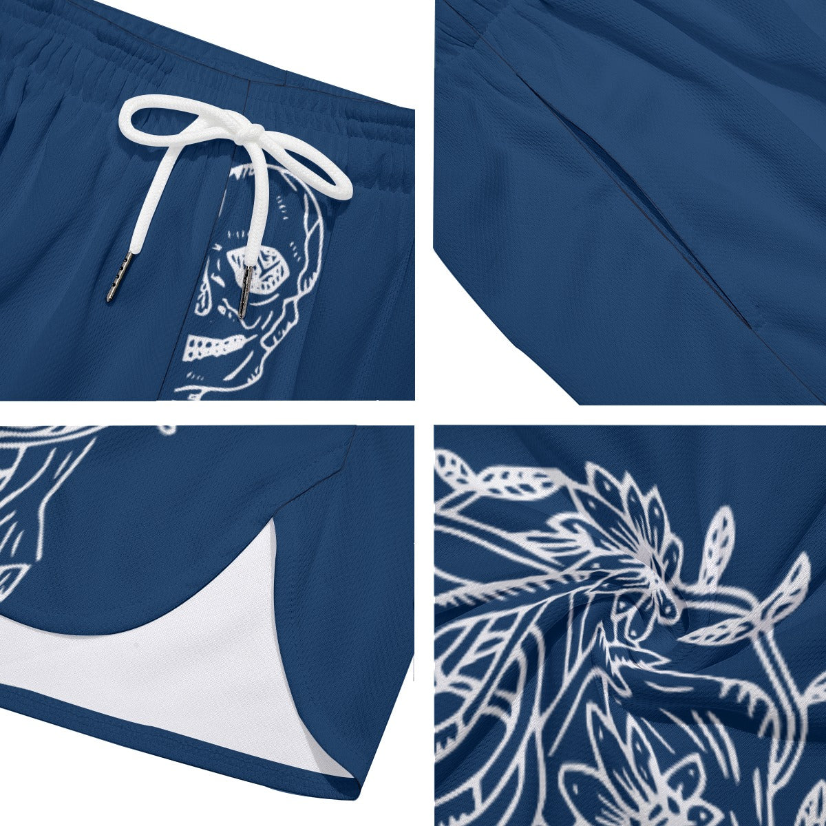 Skeleton "the world is yours" Athletic Shorts (alternate)