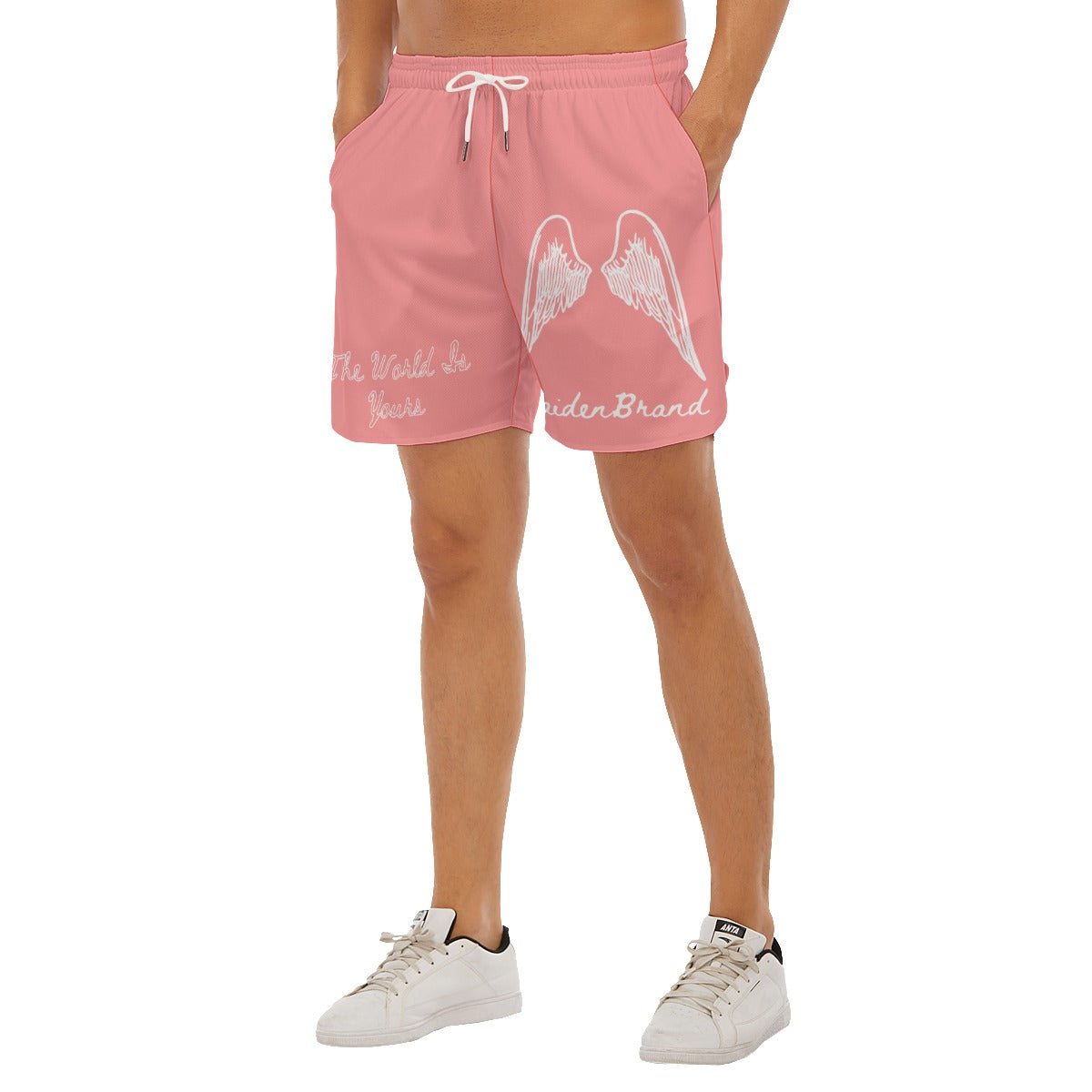 Unisex "savior" shorts PINK/WHITE