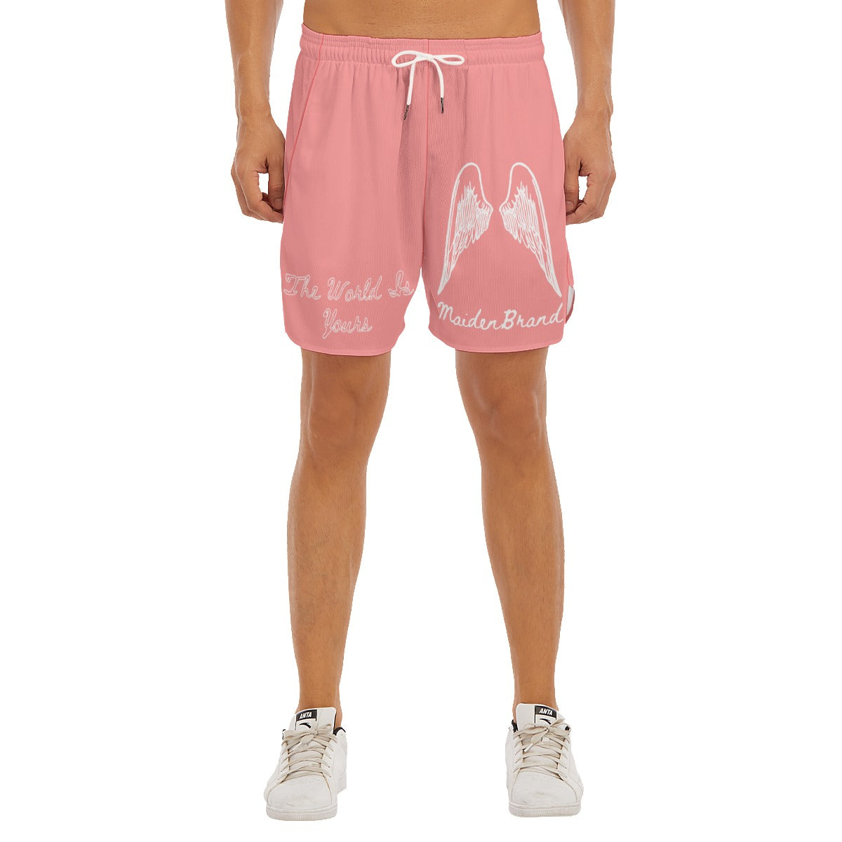 Unisex "savior" shorts PINK/WHITE