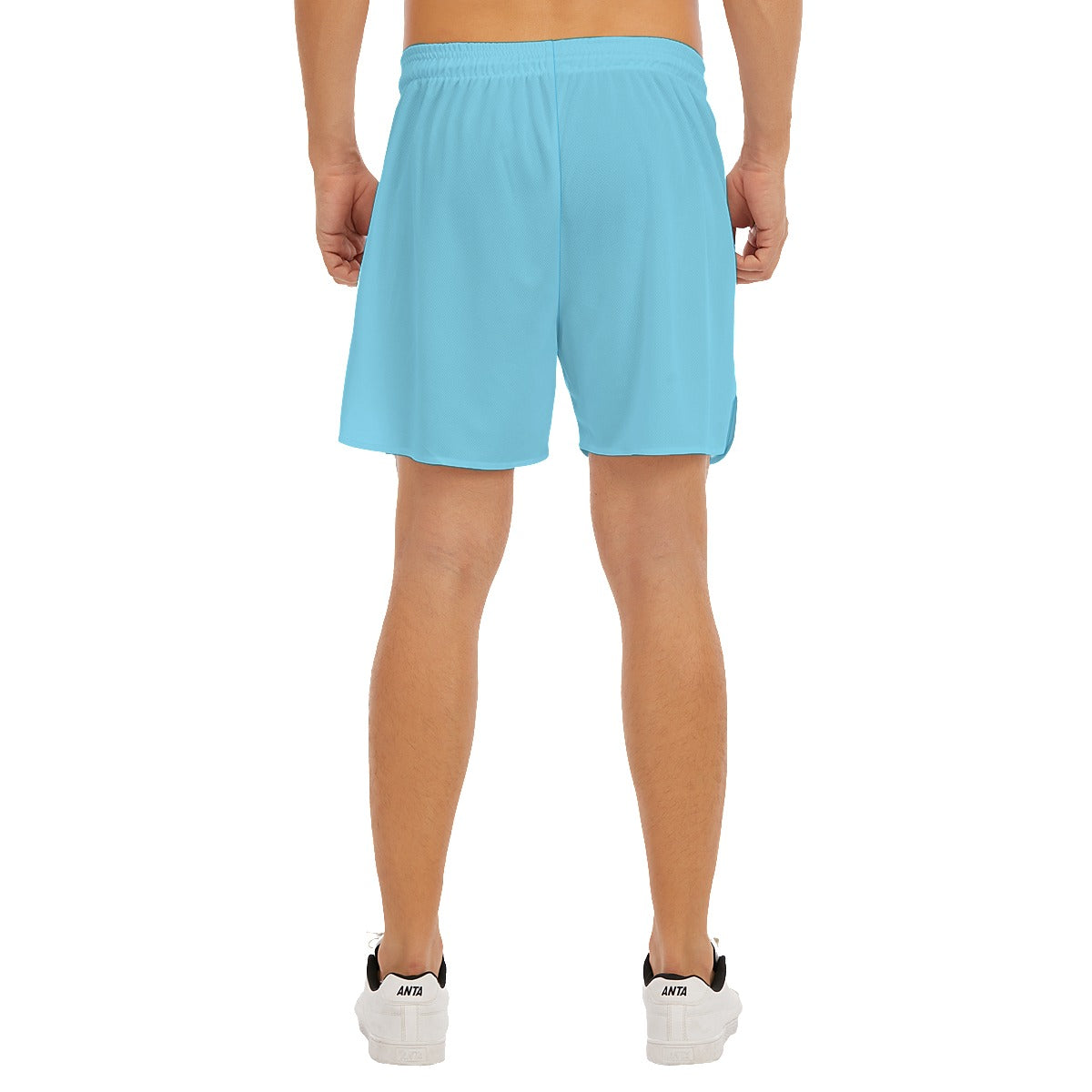 Unisex "Savior" shorts LIGHT BLUE/WHITE