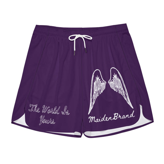 Unisex "savior" shorts PURPLE/WHITE