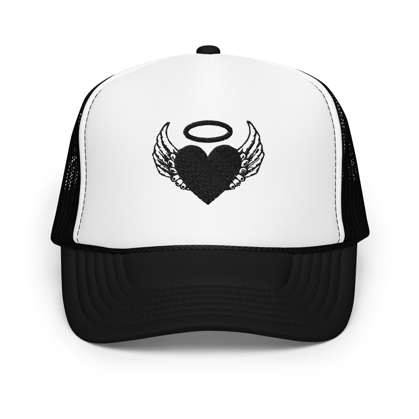 "Angel Heart" Trucker Hat (EMBROIDERED)